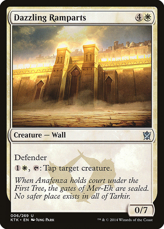 Dazzling Ramparts 6/269 (Khans of Tarkir) 