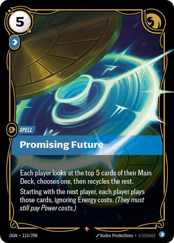 Promising Future 115/298 (Origins)  - Foil