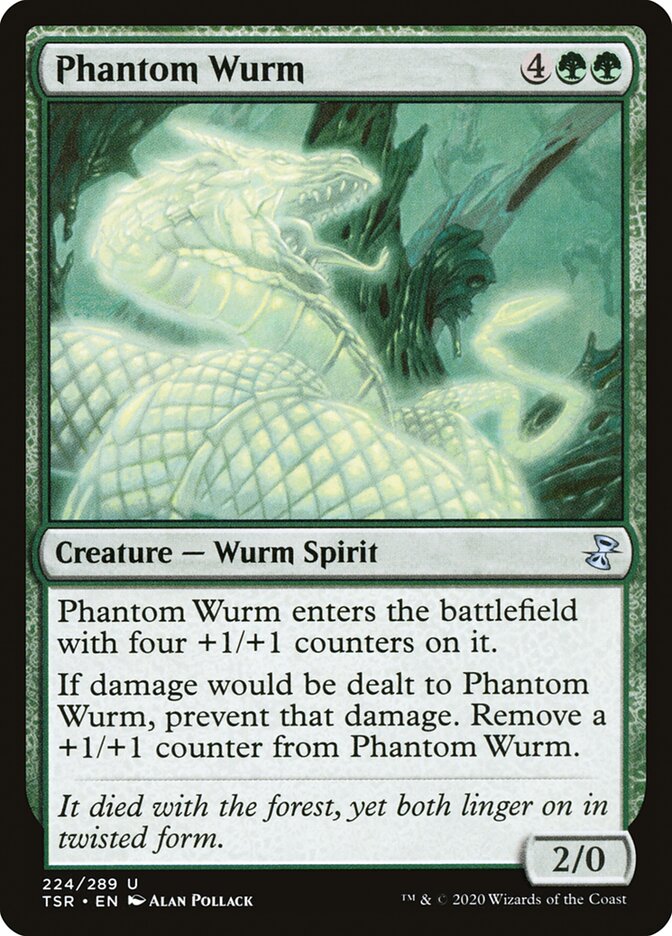 Phantom Wurm 224/289 (Time Spiral: Remastered) 