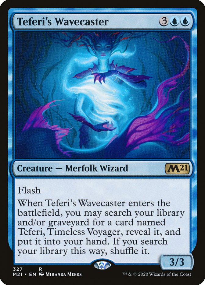 Teferi's Wavecaster 327 (Core Set 2021) 