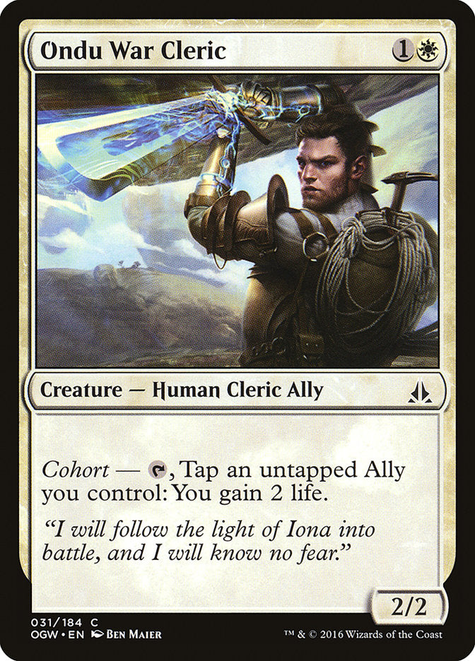 Ondu War Cleric 31/184 (Oath of the Gatewatch) 