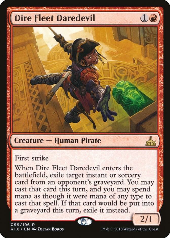 Dire Fleet Daredevil 99 (Rivals of Ixalan) 