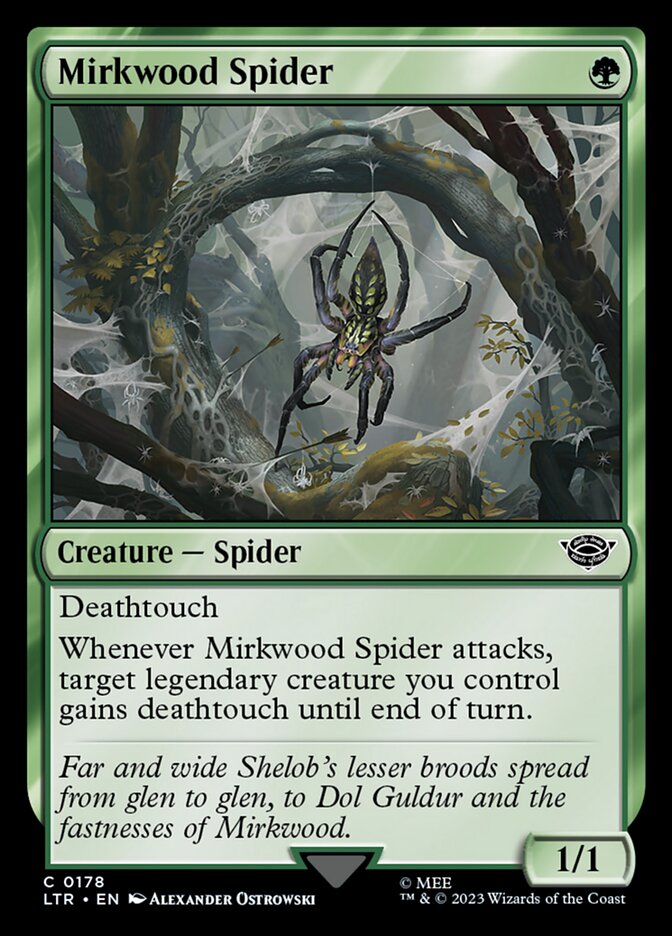 Mirkwood Spider 178 (Universes Beyond: The Lord of the Rings: Tales of Middle-earth)  - Foil