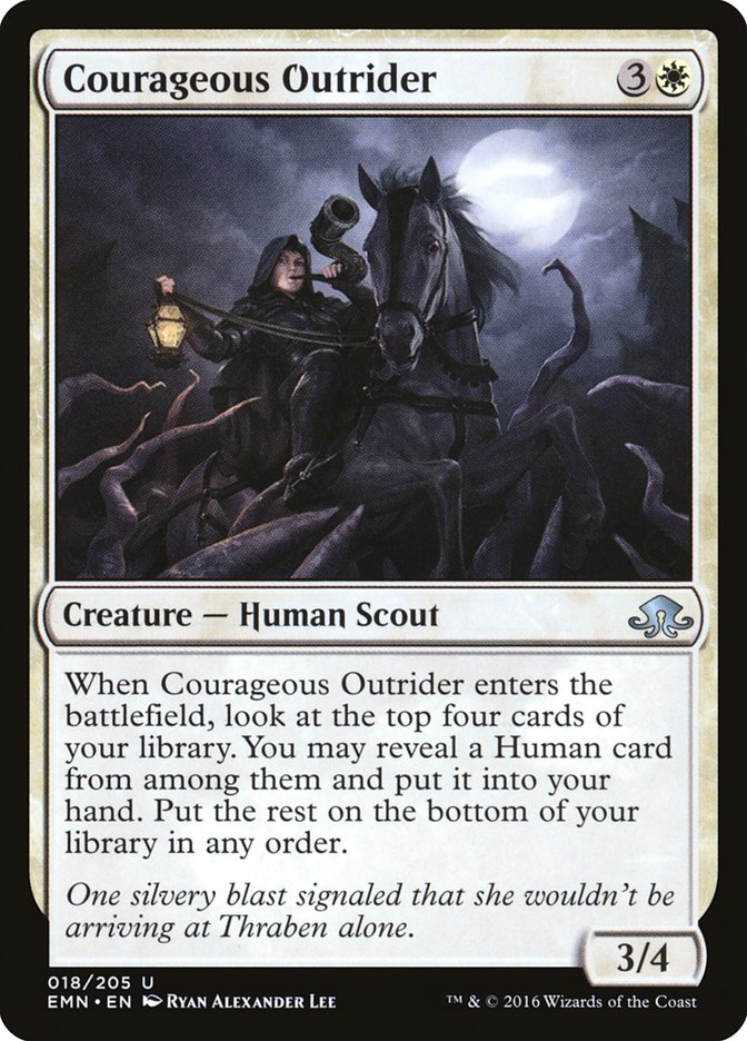 Courageous Outrider 18/205 (Eldritch Moon) 
