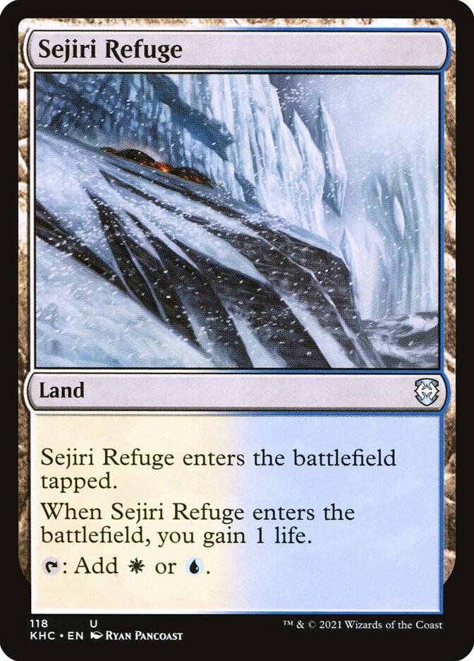 Sejiri Refuge 118/1 (Commander: Kaldheim) 