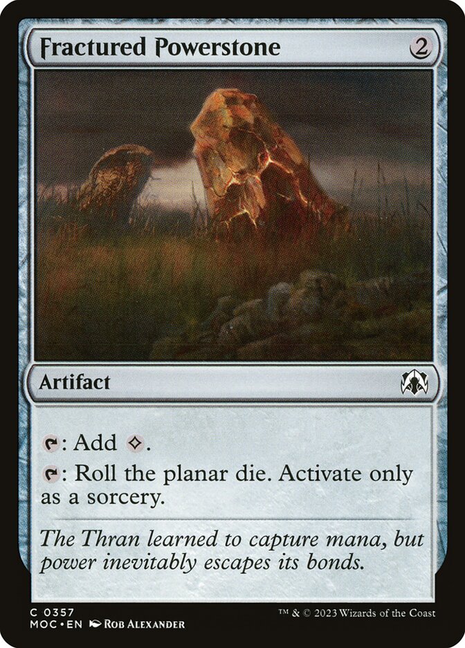 Fractured Powerstone 357/444 (Commander: March of the Machine) 