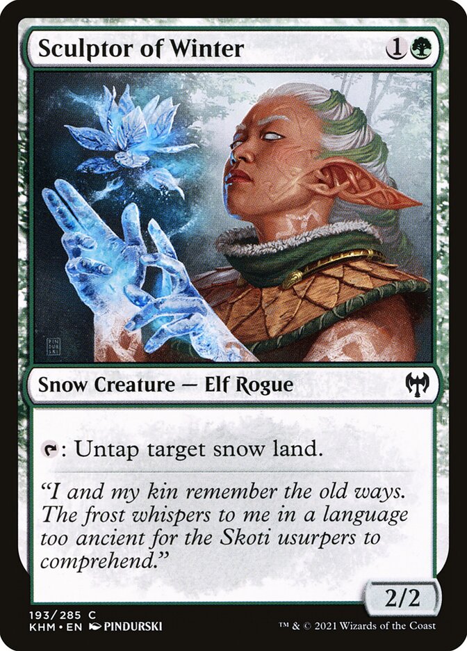 Sculptor of Winter 193/285 (Kaldheim)  - Foil