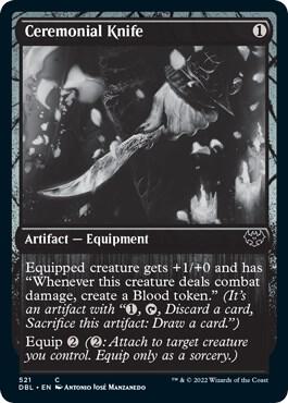 Ceremonial Knife 521/534 (Innistrad: Double Feature) 