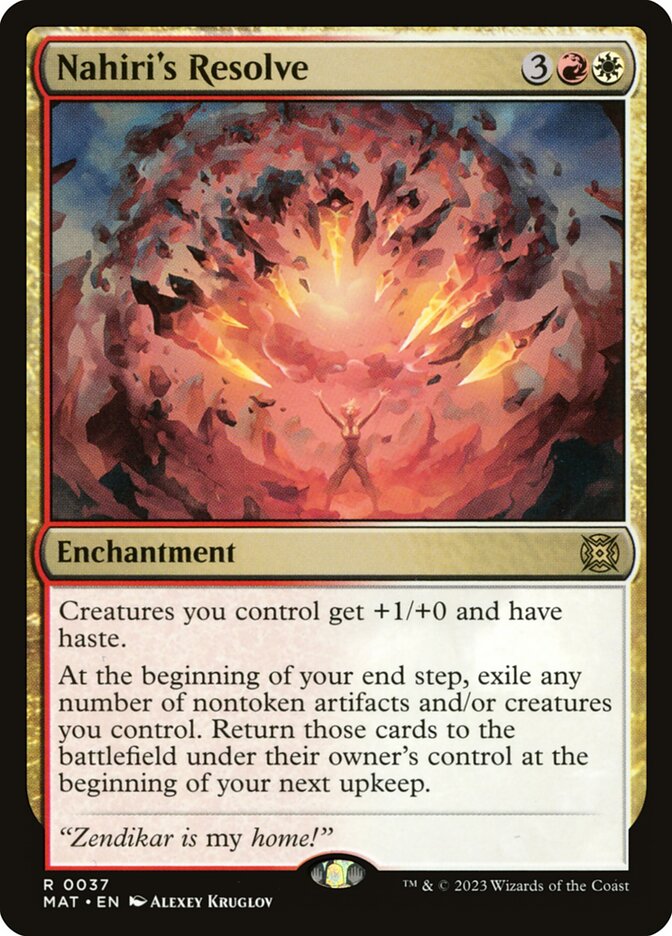 Nahiri's Resolve 37 (March of the Machine: The Aftermath) 