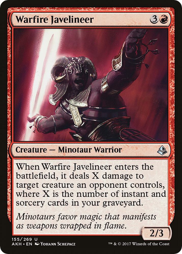 Warfire Javelineer 155/269 (Amonkhet) 