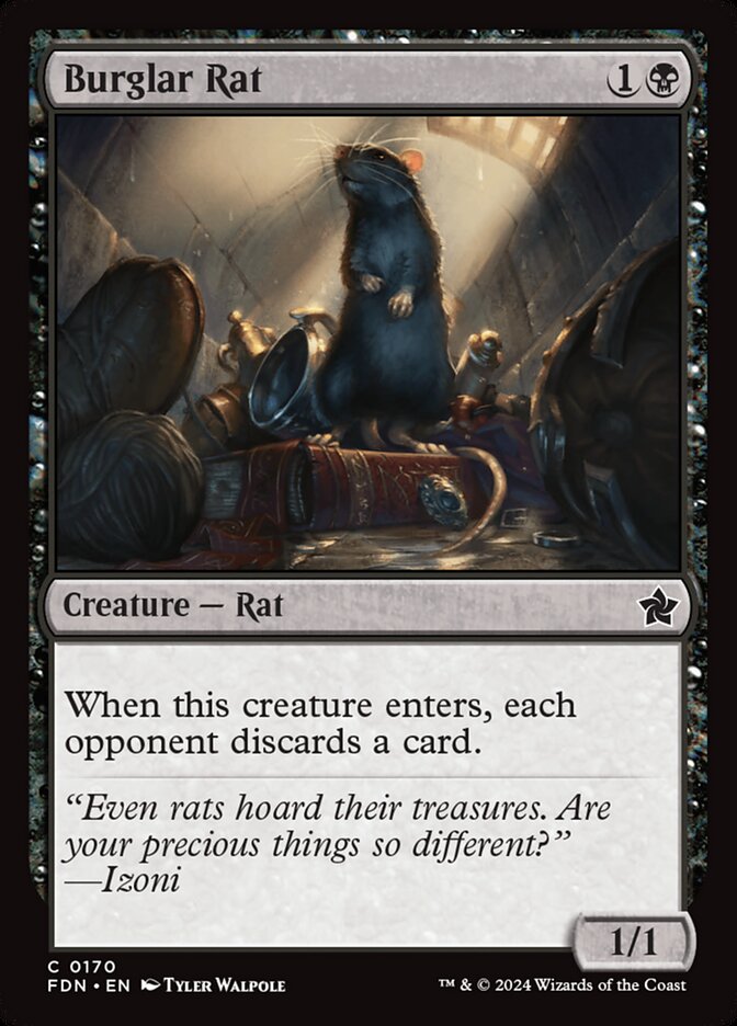Burglar Rat 170/291 (Foundations) 