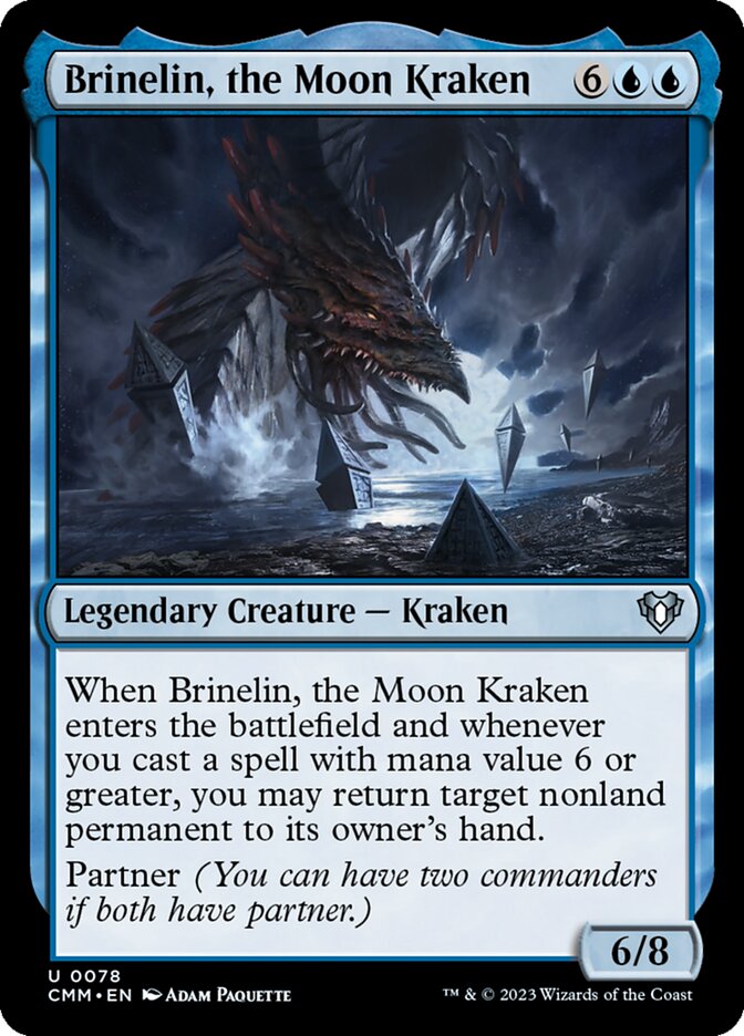 Brinelin, the Moon Kraken 78/451 (Commander Masters) 