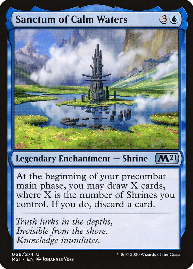 Sanctum of Calm Waters 68 (Core Set 2021) 