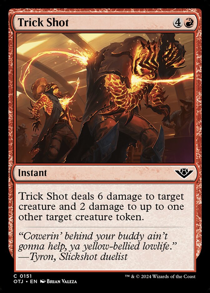 Trick Shot 151/286 (Outlaws of Thunder Junction)  - Foil