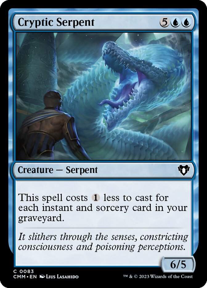 Cryptic Serpent 83/451 (Commander Masters) 