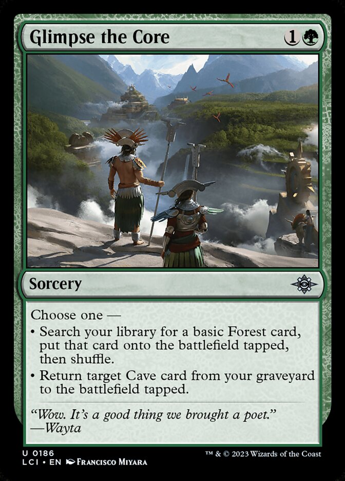 Glimpse the Core 186 (The Lost Caverns of Ixalan)  - Foil