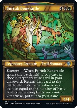 Bortuk Bonerattle Showcase 296/281 (Dominaria United)  - Foil