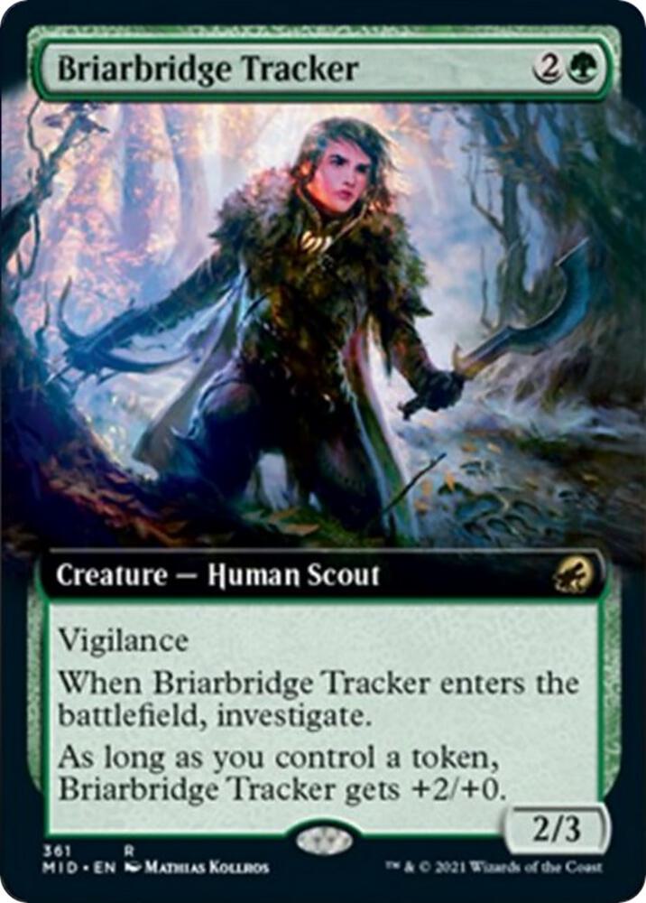 Briarbridge Tracker Extended Art 361/277 (Innistrad: Midnight Hunt)  - Foil