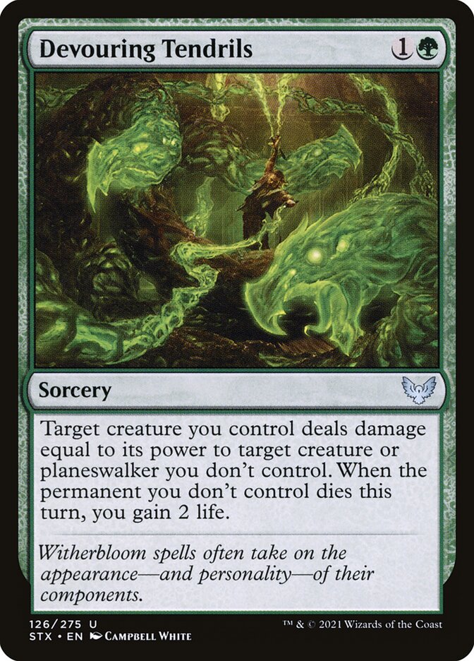 Devouring Tendrils 126 (Strixhaven: School of Mages) 