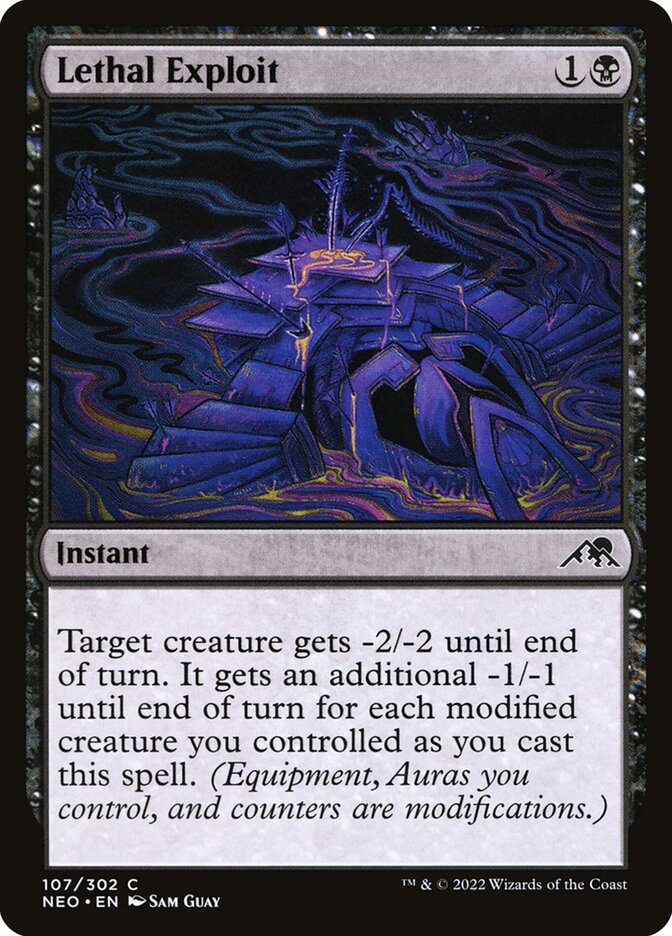 Lethal Exploit 107/302 (Kamigawa: Neon Dynasty) 