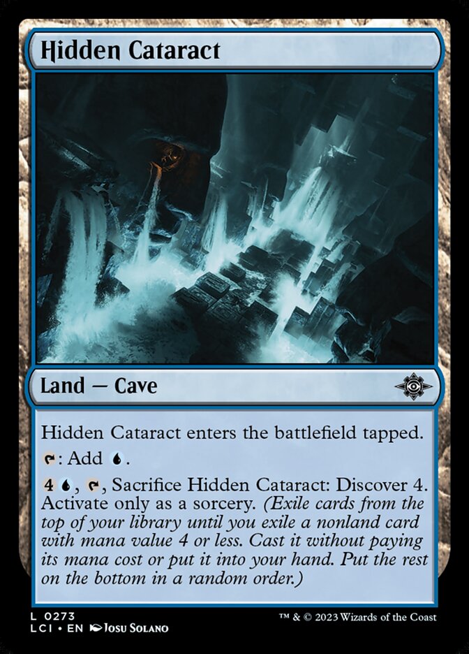 Hidden Cataract 273/291 (The Lost Caverns of Ixalan)  - Foil