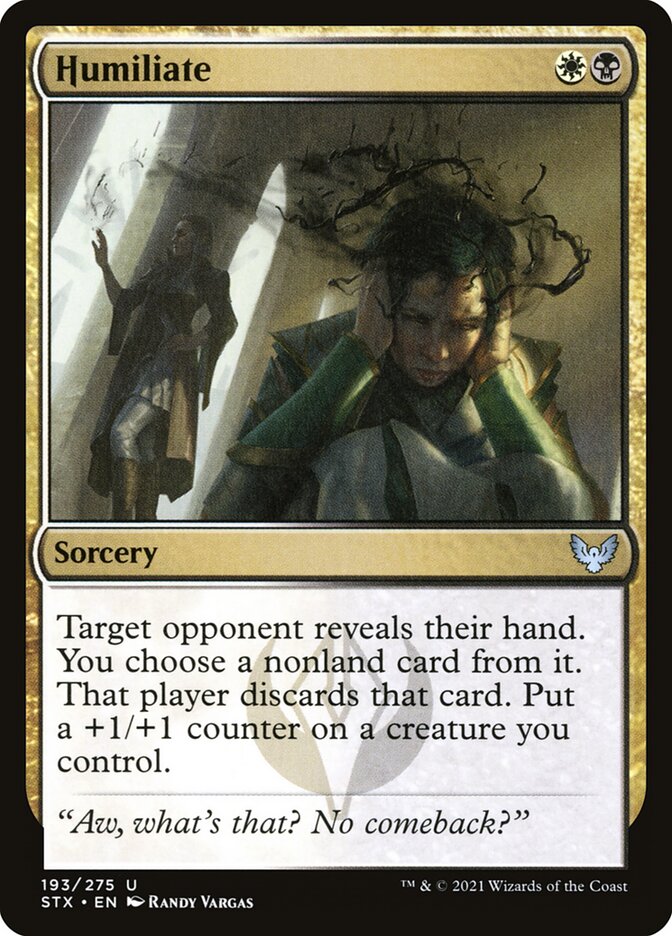 Humiliate 193 (Strixhaven: School of Mages)  - Foil
