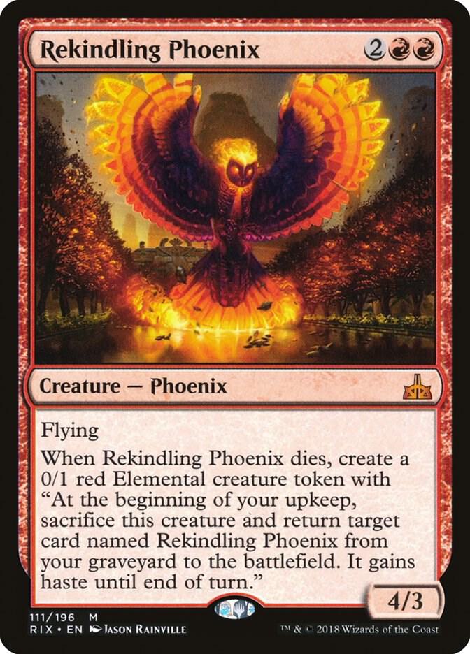Rekindling Phoenix 111 (Rivals of Ixalan) 