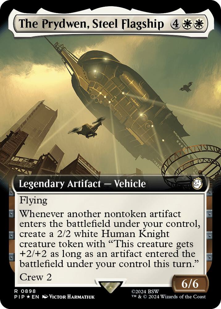 The Prydwen, Steel Flagship 898/326 (Universes Beyond: Fallout)  - Extended Art Surge Foil