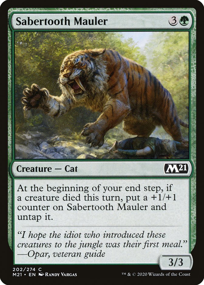 Sabertooth Mauler 202 (Core Set 2021) 
