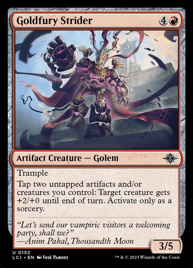 Goldfury Strider 152/291 (The Lost Caverns of Ixalan) 