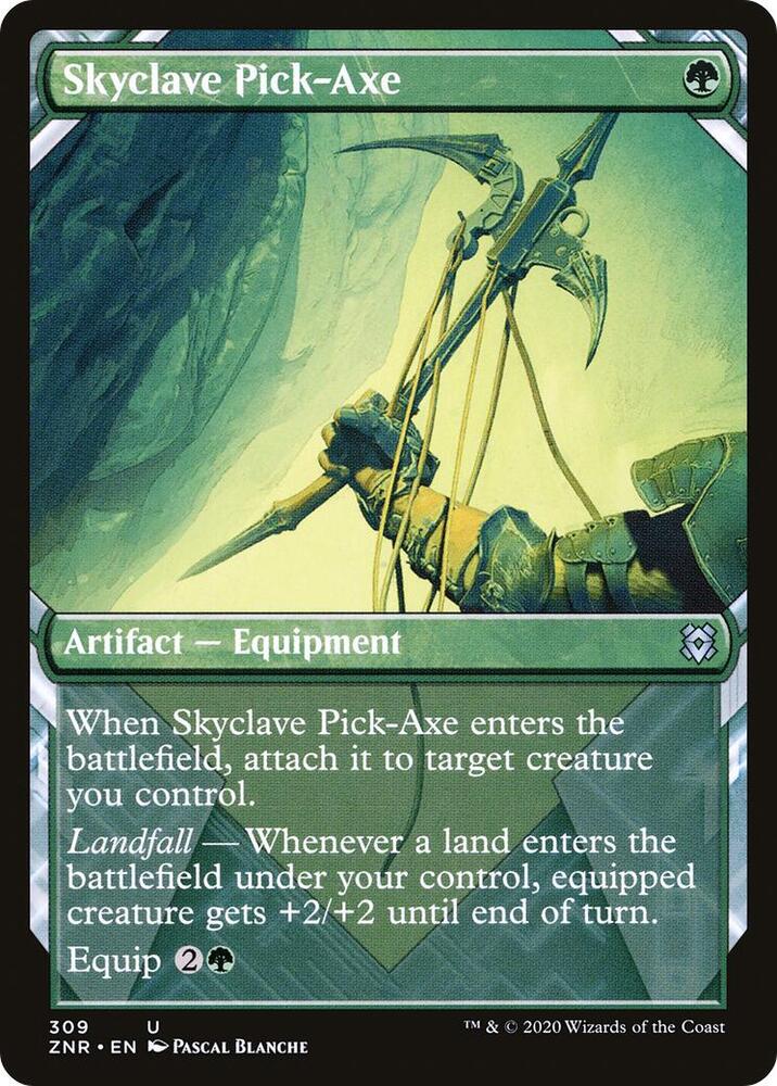 Skyclave Pick-Axe 309/280 (Zendikar Rising)  - Showcase Foil