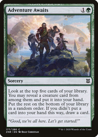 Adventure Awaits 177/280 (Zendikar Rising)  - Foil