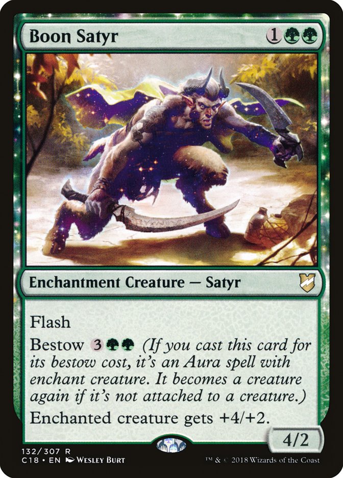 Boon Satyr 132/307 (Commander 2018) 