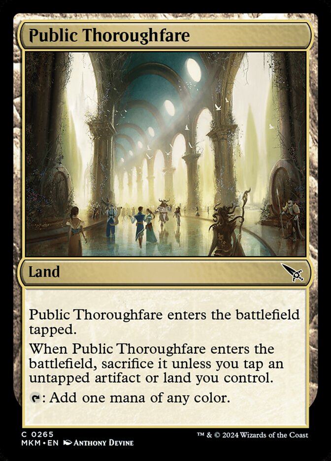 Public Thoroughfare 265/286 (Murders at Karlov Manor)  - Foil