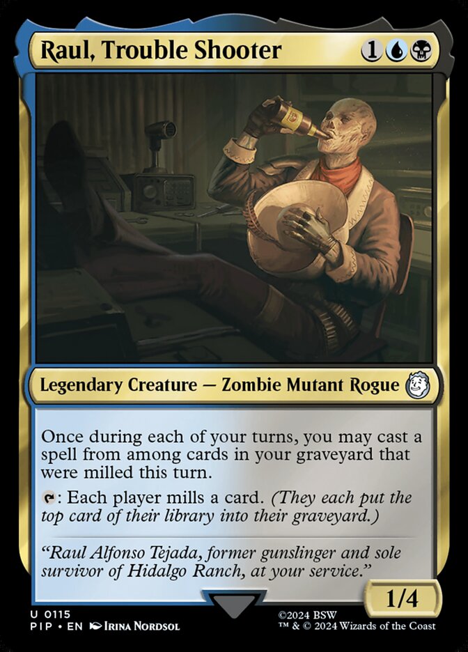 Raul, Trouble Shooter 115/326 (Universes Beyond: Fallout)  - Foil