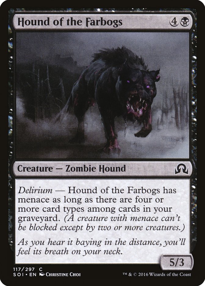 Hound of the Farbogs 117/297 (Shadows over Innistrad) 