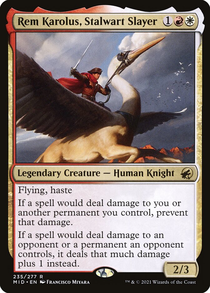 Rem Karolus, Stalwart Slayer 235/277 (Innistrad: Midnight Hunt) 