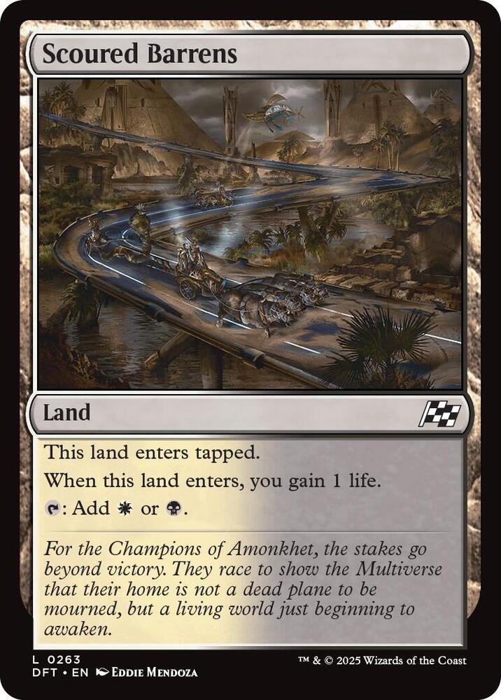 Scoured Barrens 263/291 (Aetherdrift)  - Foil