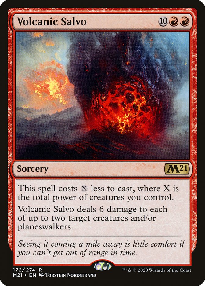 Volcanic Salvo 172 (Core Set 2021) 