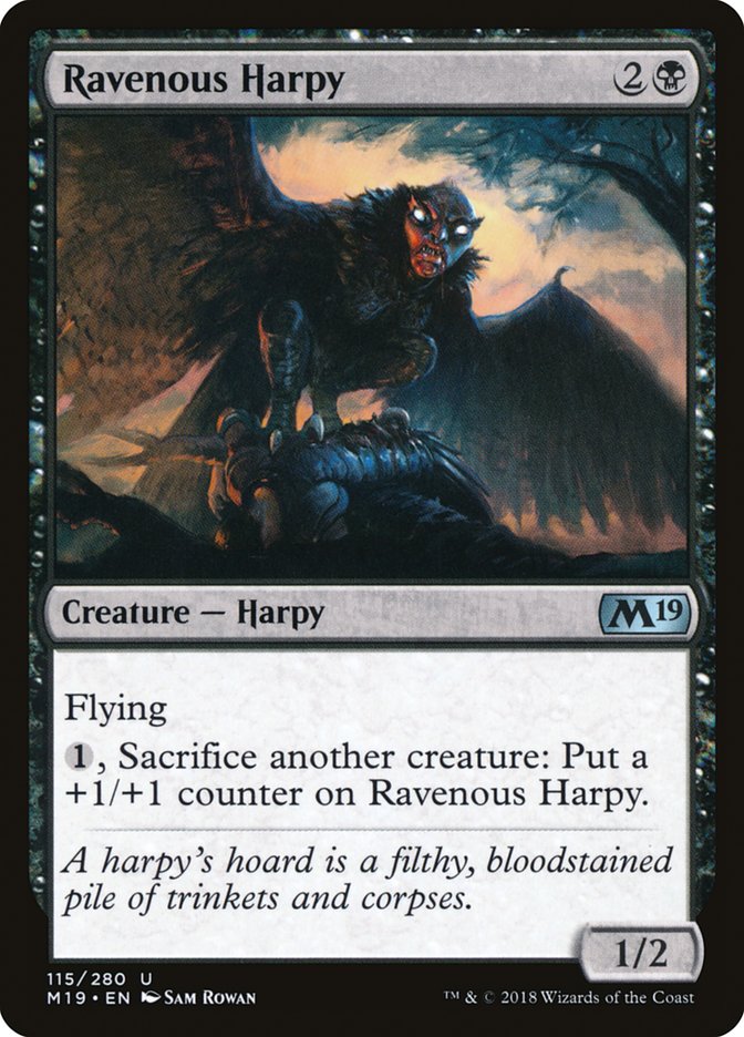 Ravenous Harpy 115/280 (Core Set 2019) 