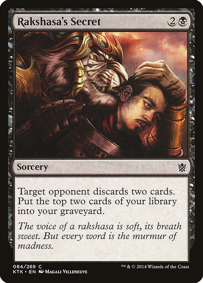 Rakshasa's Secret 84/269 (Khans of Tarkir) 