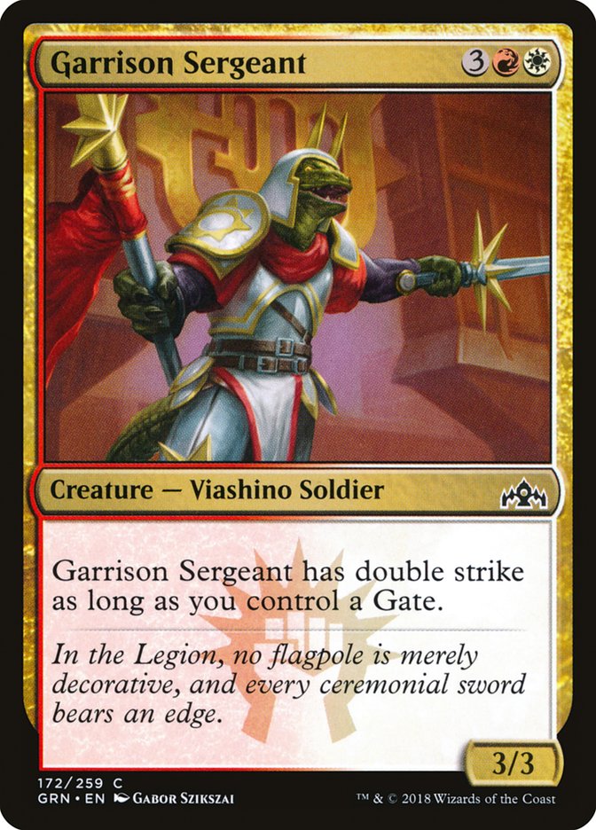 Garrison Sergeant 172/259 (Guilds of Ravnica) 