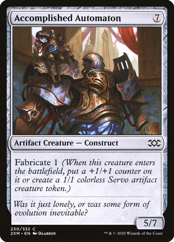 Accomplished Automaton 230/332 (Double Masters)  - Foil