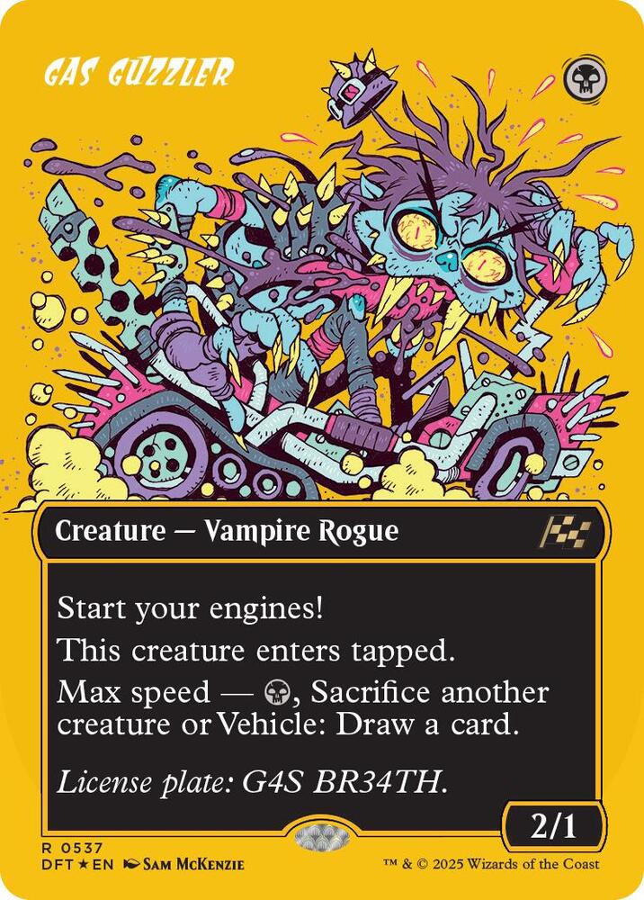 Gas Guzzler 537/291 (Aetherdrift)  - Borderless First-Place Foil