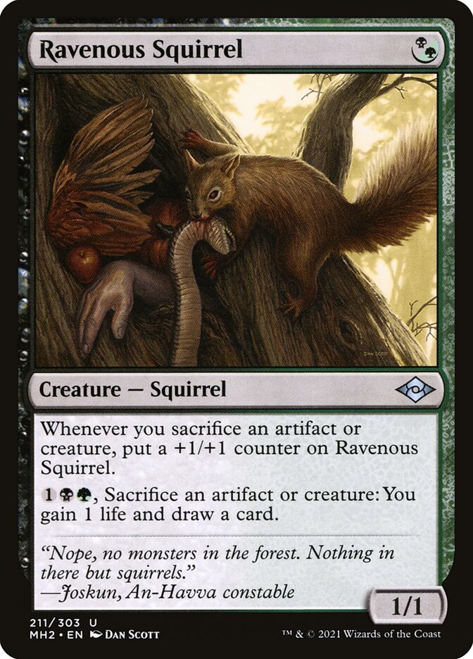 Ravenous Squirrel 211 (Modern Horizons 2) 