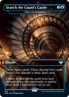Search the Counts Castle Thirst for Discovery 333/277 (Innistrad: Crimson Vow)  - Foil