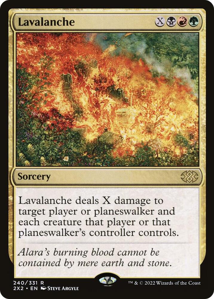 Lavalanche 240/331 (Double Masters 2022)  - Foil