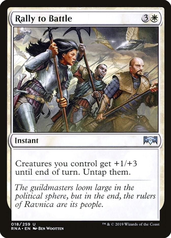 Rally to Battle 18/259 (Ravnica Allegiance) 