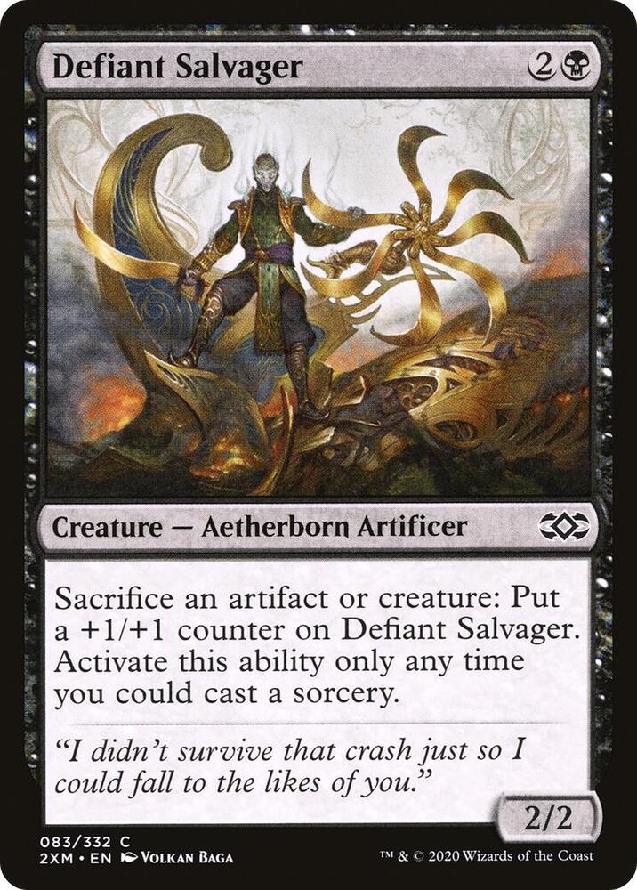 Defiant Salvager 83/332 (Double Masters)  - Foil