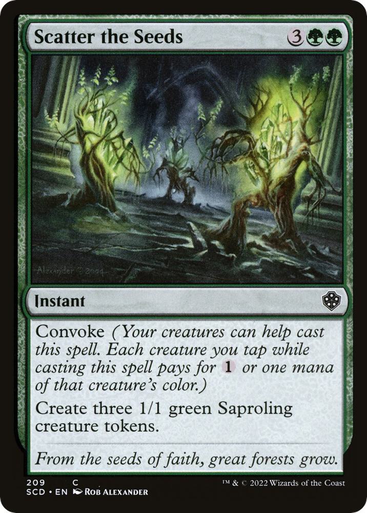 Scatter the Seeds 209/352 (Starter Commander Decks) 